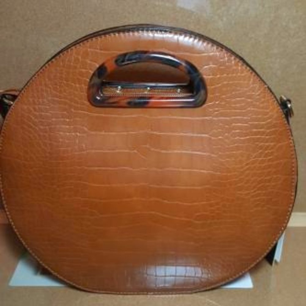 Isabelle Vegan New Circular Brown Handbag